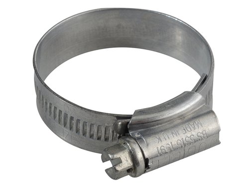 JUB 1X Zinc Protected Hose Clip 30 - 40mm (1.1/8 - 1.5/8in)