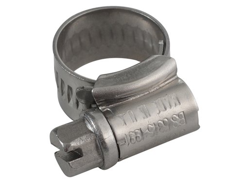 JUB OOO Stainless Steel Hose Clip 9.5 - 12mm (3/8 - 1/2in)