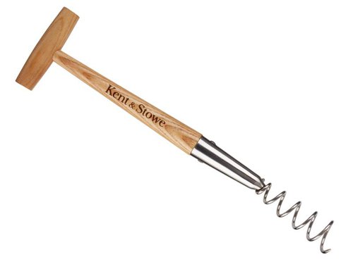 Kent & Stowe Stainless Steel Hand Corkscrew Weeder, FSC®