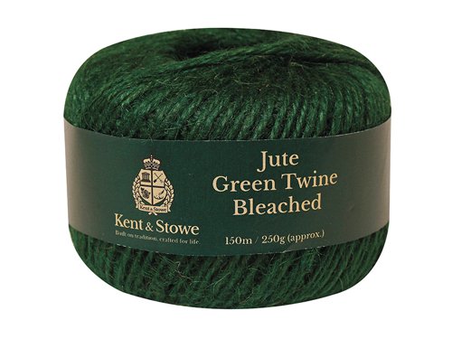 K/S70100825 Kent & Stowe Jute Twine Bleached Green 150m (250g)