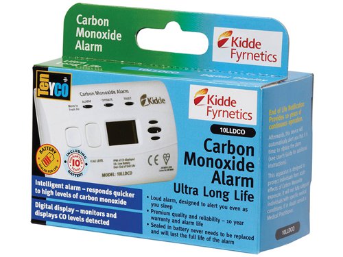 Kidde 10LLDCO 10-Year Sealed Battery Digital Carbon Monoxide Alarm