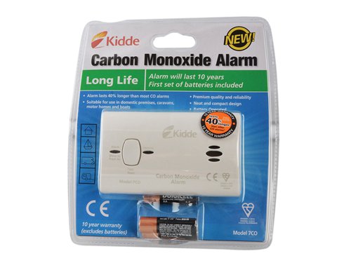 KID 7COC Carbon Monoxide Alarm (10-Year Sensor)