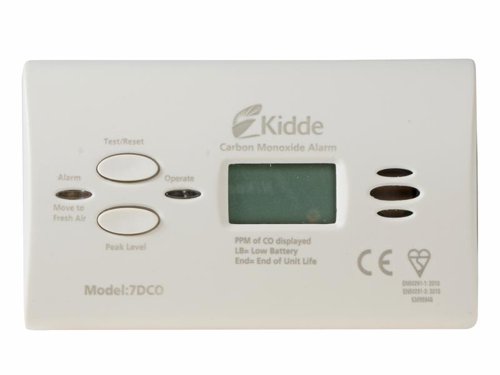 Kidde 7DCOC Digital Carbon Monoxide Alarm (10-Year Sensor)