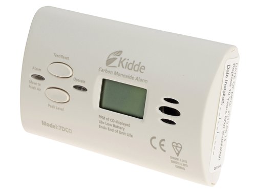 KID K7DCO Digital Carbon Monoxide Alarm (10-Year Sensor)