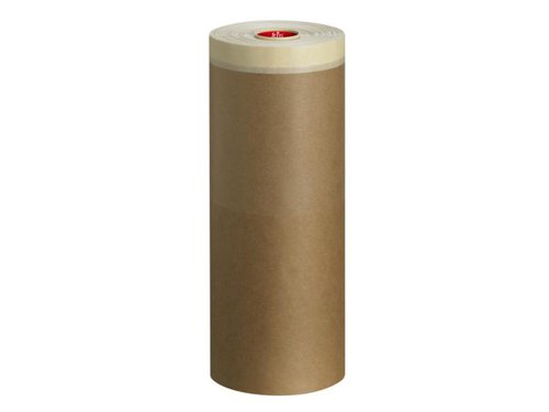 kip® 234 Paper Masker Tape is made from high quality premium crepe with environmentally friendly, unbleached super absorbent soda masking paper. Save time by masking and protecting surfaces in one. Can be used on door frames, skirting boards and windowsills.Ideal for use with emulsion and when spray painting. Resistant to temperatures up to 80 °C. Can be applied up to 7 days before use. For best results, remove immediately after painting.Width: 300mmLength: 25m