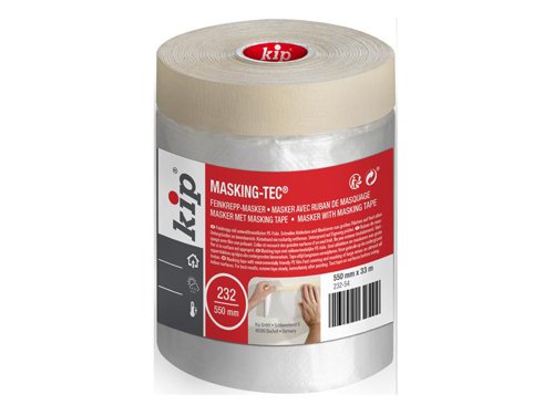 KIP® 232 Plastic Masker Tape 550mm x 33m