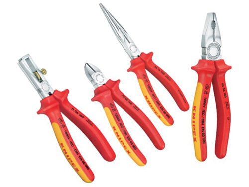 Knipex VDE Pliers Set in Case, 4 Piece