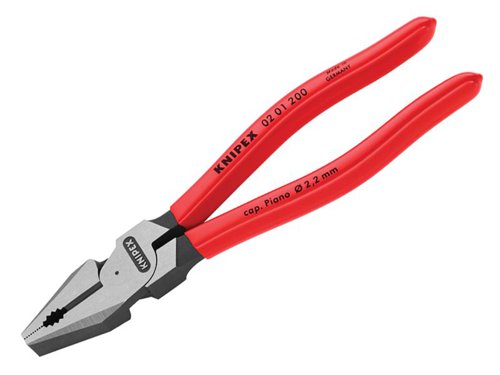 KPX0201200 Knipex High Leverage Combination Pliers PVC Grip 200mm (8in)