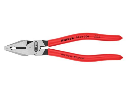 KPX0201200 Knipex High Leverage Combination Pliers PVC Grip 200mm (8in)