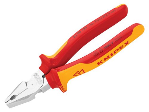 KPX0206180 Knipex VDE High Leverage Combination Pliers 180mm
