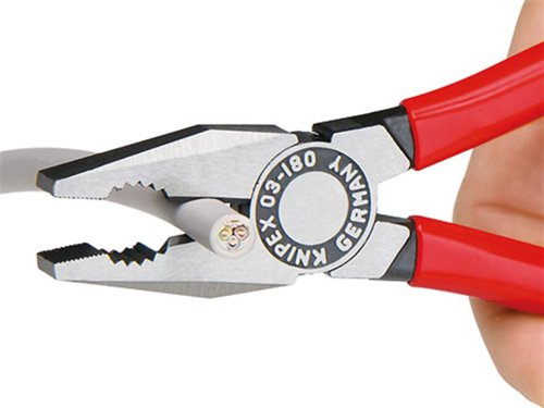 KPX0301180 Knipex Combination Pliers PVC Grip 180mm