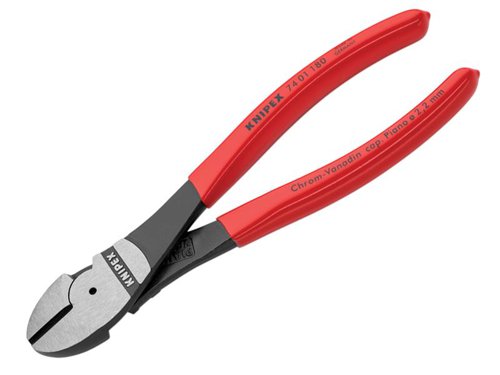 Knipex High Leverage Diagonal Cutters PVC Grip 180mm