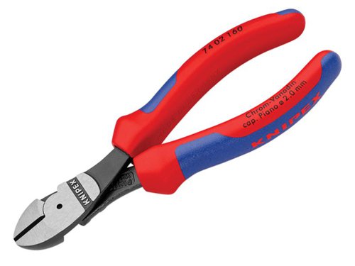 Knipex High Leverage Diagonal Cutters Multi-Component Grip 160mm