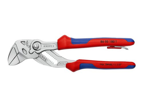 KPX Pliers Wrench Multi-Component Grip with Tether Point 180mm