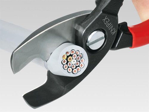 KPX Cable Shears with Twin Cutting Edge PVC Grip 200mm