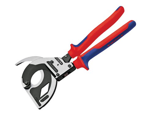 Knipex 3 Stage Ratchet Action Cable Cutters Multi-Component Grip 320mm