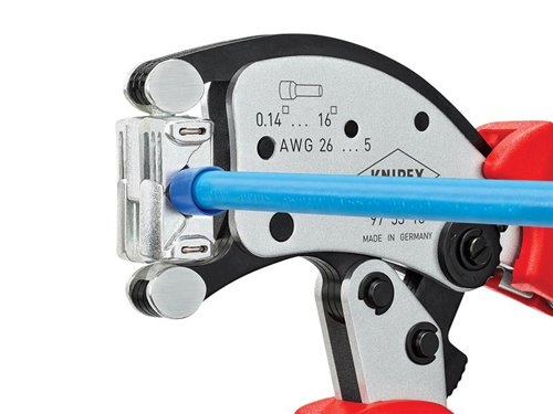 KPX975318 Knipex Twistor16® Self-Adjusting Crimping Pliers 200mm