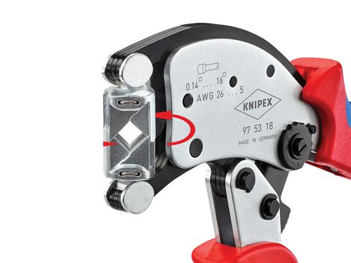 Knipex Twistor16 Self Adjusting Crimping Pliers 200mm