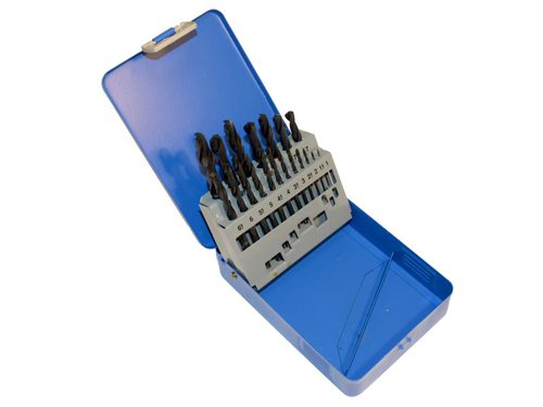 KRI Rolled HSS Twist Drill Bit Set, 25 Piece