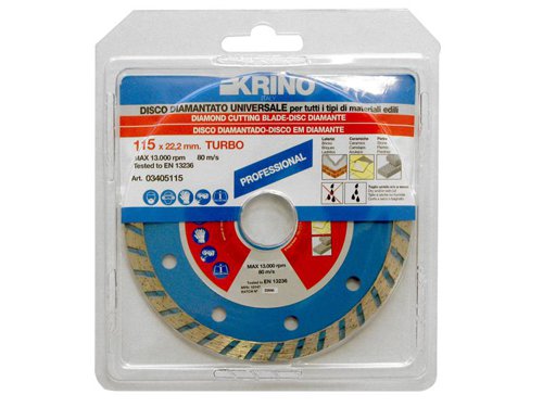 KRI Turbo Continuous Rim Diamond Disc 115 x 22.2mm