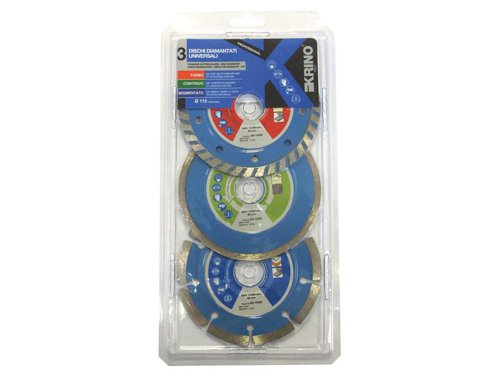 KRI Turbo Diamond Disc Set, 3 Piece