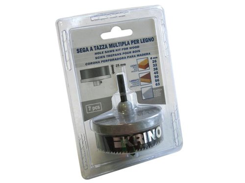 KRI 05080100 Holesaw Set, 7 Piece