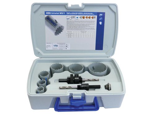 KRI Plumber's Holesaw Kit, 9 Piece
