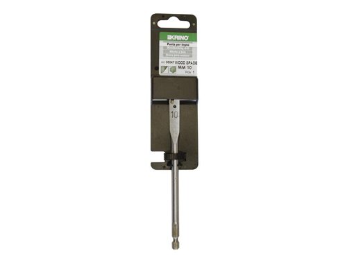 KRI Flat Wood Drill Bit 10mm Display Pack