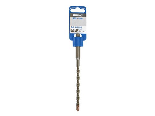 KRI SDS Plus Drill Bit 7 x 160mm Display Pack