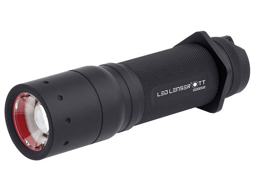 Ledlenser’s expert track record in hi-tech police torches has paved the way for the twist-focus classic - the Police Tac Torch (PTT). This small-bodied, tactical-style hand torch has been specially designed to meet the needs of emergency teams, security firms and rapid response units all over the world. It has deeper diamond-shaped knurling on the barrel for improved grip with or without gloves, a fast-action Dynamic Switch with a choice of Power or Low Power light settings, and a removable anti-roll protector at one end for extra stability. At the other end an almighty powerful premium LED light chip will generate up to 280 lumens, enough to reach up to 220 metres distance away. The maximum burn time is 25 hours. Ledlenser’s legendary twist-focus is retained, complementing the patented Advanced Focusing Optics for superior quality light consistency all the way through from flood to spot. The PTT also features Ledlenser’s near-indestructible aircraft-grade aluminium body and gold-plated internal battery contacts for optimum conductivity and corrosion-resistance. 7-year with registration warranty for complete peace of mind.Supplied with wrist strap. roll protection and batteries (3 x AAA).Specification:Power: 280/25 lumensRun Time: 4/25 hoursBeam Distance: 220/80mIP Rating: IPX4Size: 116 x Ø26mmWeight: 132g7-year with registration warranty.1 x Ledlenser PTT Police Tac Torch LED (Gift Boxed)