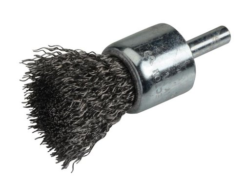 LES DIY End Brush with Shank 23mm, 0.30 Steel Wire