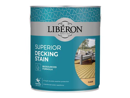 Liberon Superior Decking Stain Clear 2.5 litre