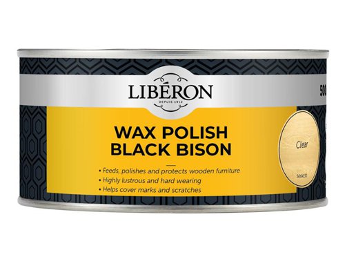 LIB Wax Polish Black Bison Clear 500ml