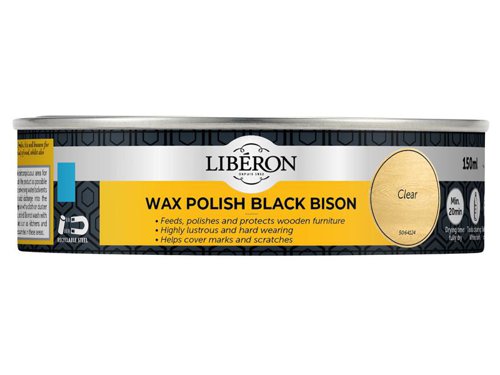 Liberon Black Bison Wax Paste Clear 150ml