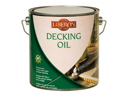 Liberon Decking Oil Medium Oak 2.5 litre