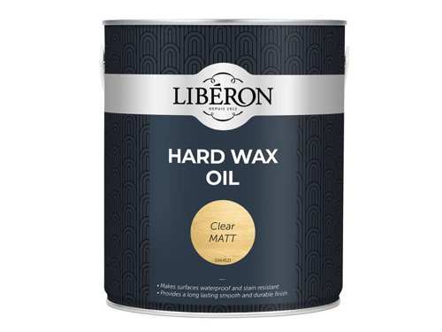 Liberon Hard Wax Oil Clear Matt 2.5 litre