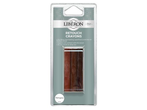 LIBRCMN Liberon Retouch Crayons Mahogany (3 Pack)