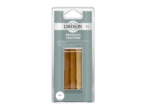 LIBRCPN Liberon Retouch Crayons Pine (3 Pack)