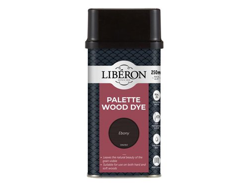 LIB Palette Wood Dye Ebony 250ml