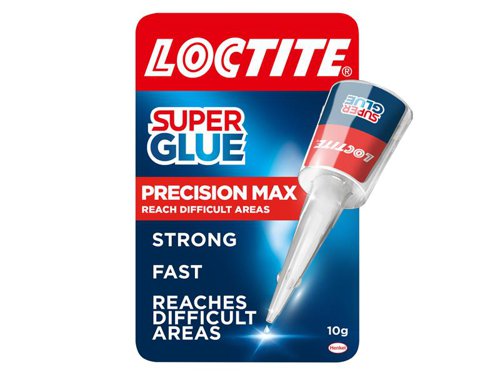 LOCSGLP10GNR Loctite Super Glue Precision Max Bottle 10g