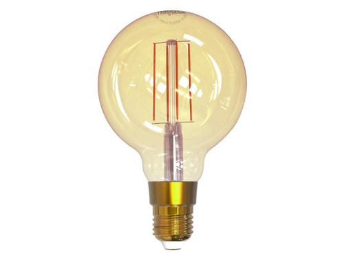 LTHFE27L6W Link2Home Wi-Fi LED ES (E27) Balloon Filament Dimmable Bulb, White 470 lm 5.5W
