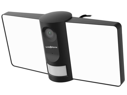 LTHFLOODCAMB Link2Home Outdoor Smart Floodlight Camera 2K 4MP Black