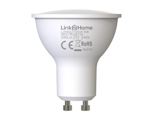 LTHGU105W4PK Link2Home Gu10 Wi-Fi Led Lamp With Rgb Pack 4