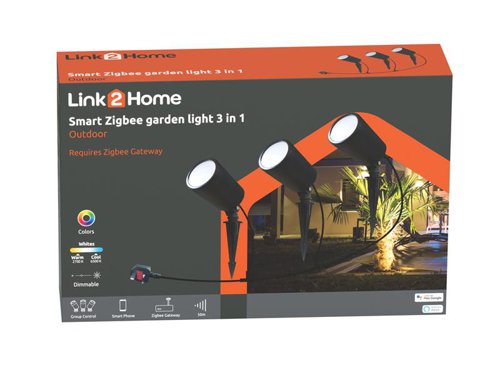 LTHLIGHT3IN1 Link2Home Zigbee Smart Garden Light Kit