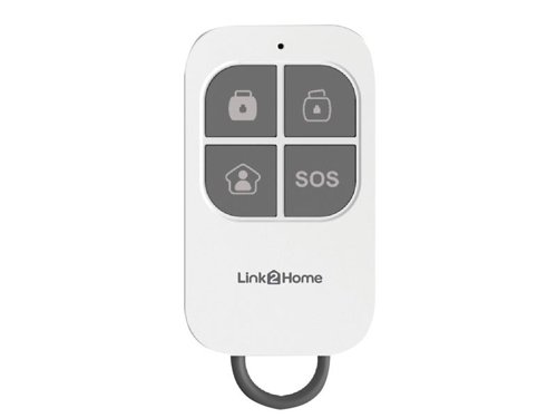 The Link2Home Smart Alarm Remote can be used to trigger other Link2Home devices. For example. it can be used to arm, disarm, or activate cameras and lighting. It has up to 80m open field Zigbee transmission (3.0).Requires smart alarm hub (L2H-SECUREGWAY).Battery powered (supplied) with low power indication.Specification:Transmission Range: 80mBattery Life: up to 24 months