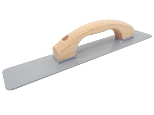 M/T M148RW Square Ended Magnesium Float, Rounded Wooden Handle 16 x 3.1/8in