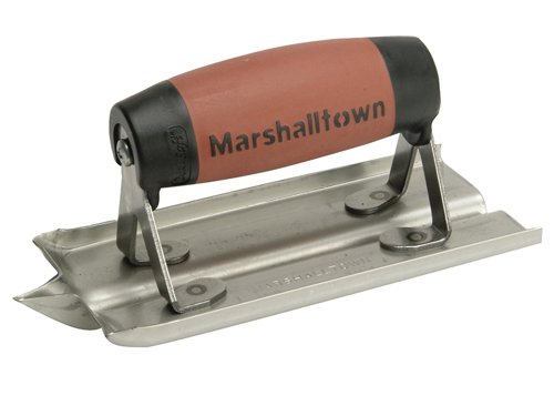 M/T180D Marshalltown M180D Stainless Steel Groover Trowel DuraSoft® Handle 6 x 3in
