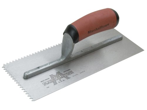 M/T701SD Marshalltown M701SD V 3/16in Notched Trowel DuraSoft® Handle 11 x 4.1/2in