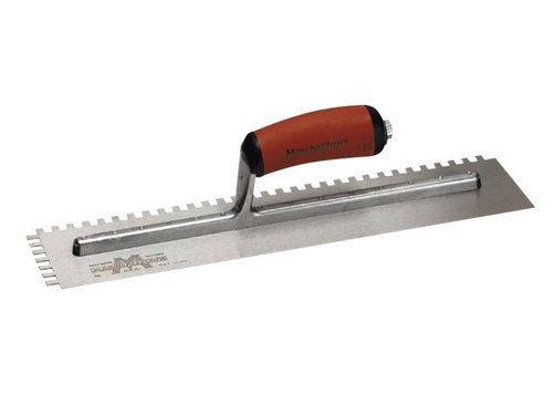 M/T M709SD U-Notched Trowel DuraSoft® Handle 16 x 4in