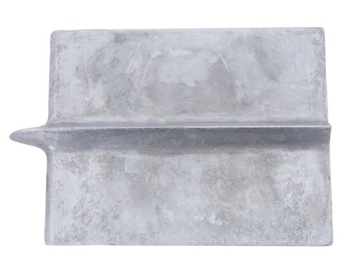 M/T M835D Heavy-Duty Zinc Groover Trowel DuraSoft® Handle 6 x 4.1/2in